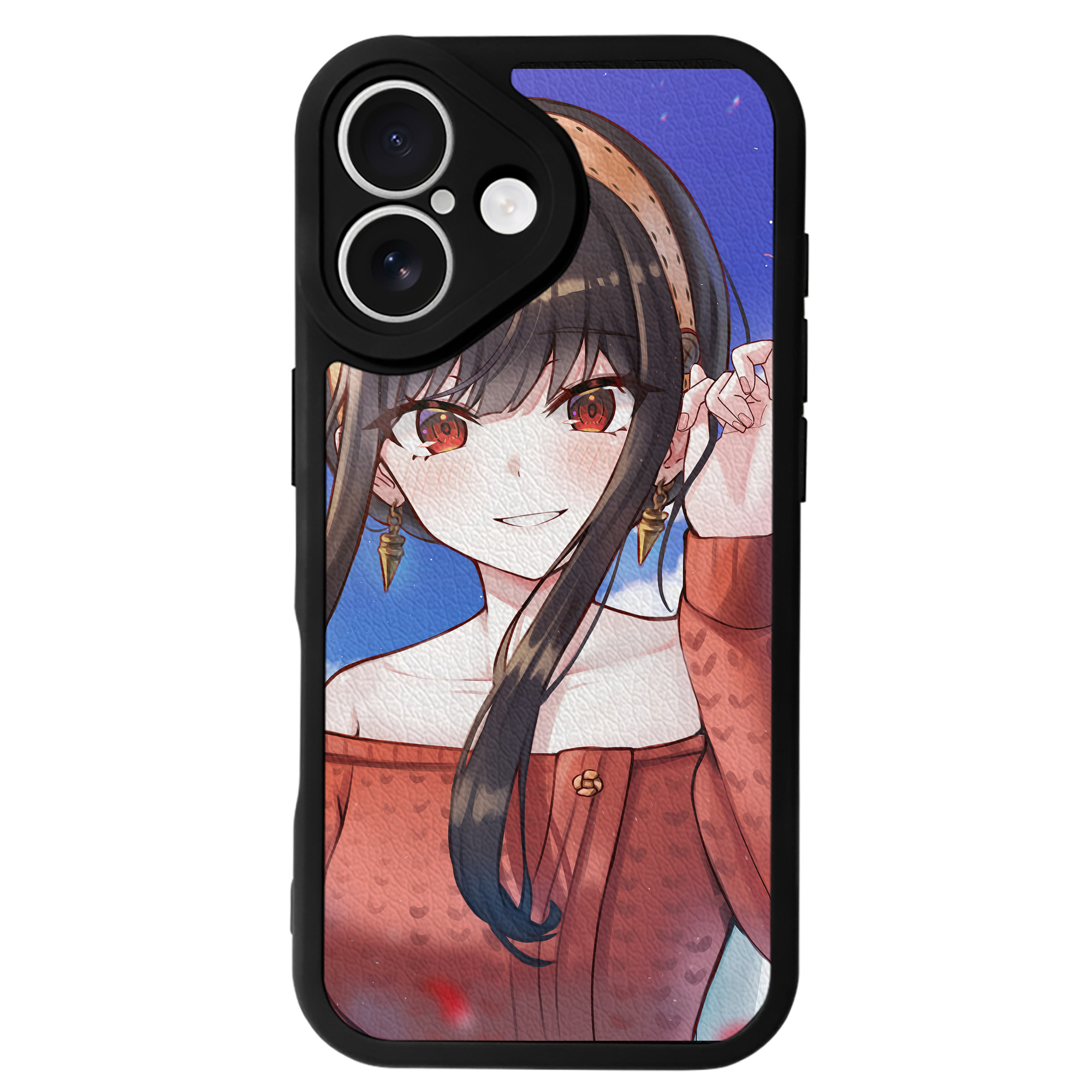 （画像用） SPY×FAMILY间谍家家酒 【iPhone 16シリーズ対応】シリコンスマホケース（レザー調） 材質：シリコン